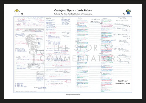 RUGBY LEAGUE 2014 Challenge Cup Final. Castleford Tigers v Leeds Rhinos. Wembley Stadium 23 August 2014. Dave Woods. A3
