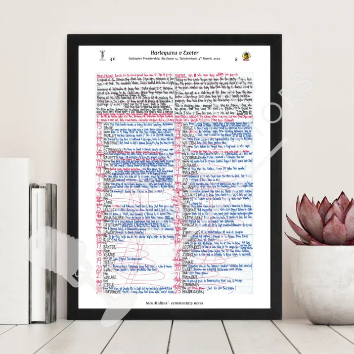 RUGBY UNION Harlequins v Exeter Gallagher Premiership Big Game 14 Twickenham London. March 4 2023. Nick Mullins.