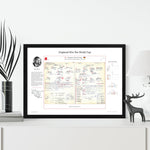 FOOTBALL England v Germany World Cup Final Wembley July 30 1966. Hugh Johns A2 Framed Print Picture Frames