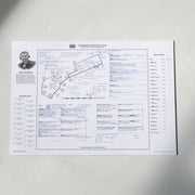 Formula 1 Azerbaijan Grand Prix Baku City Circuit 15 September 2024. Harry Benjamin. A2 (print only) Picture Frames