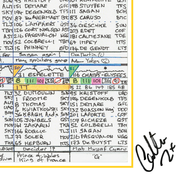 CYCLING *Limited Edition* Tour de France 2018. Won by Geraint Thomas. Carlton Kirby’s commentary notes (signed) A3