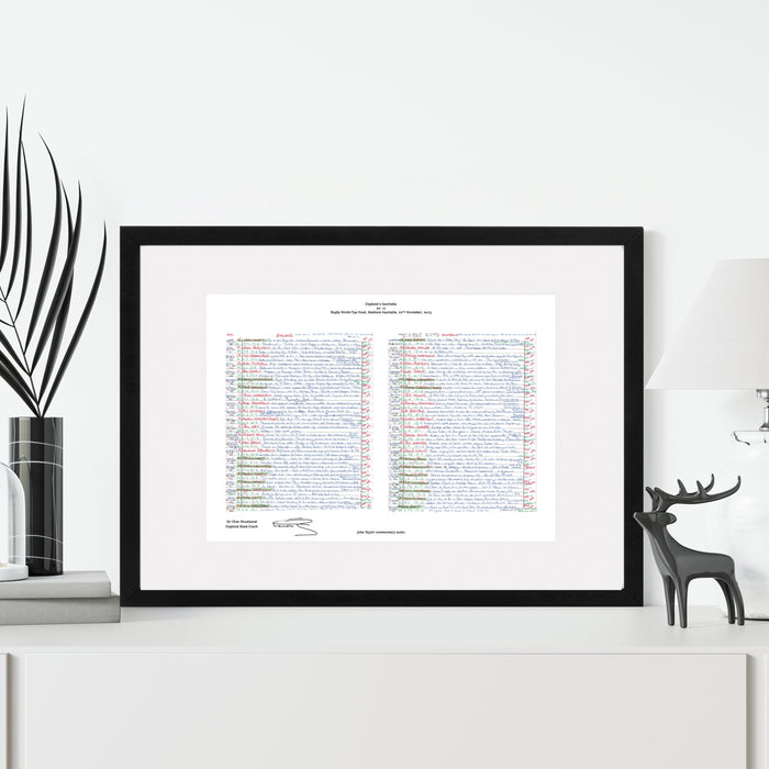 RUGBY UNION *Clive Woodward Signed Limited Edition* England v Australia Rugby World Cup Final Stadium Australia Sydney.
