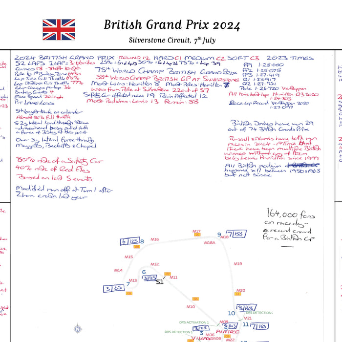 Formula 1, British Grand Prix, Silverstone Circuit, 7 July, 2024. David Croft.