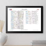 RUGBY UNION France v England Six Nations Stade de France 19 March 2016. Miles Harrison. Picture Frames
