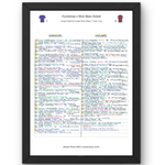 FOOTBALL Fiorentina v West Ham United Europa Conference League Final Prague. June 7 2023. Alistair Bruce-Ball A3 Framed