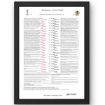 RUGBY UNION Harlequins Women v Exeter Chiefs Women PWR Twickenham Stoop London. December 9 2023. Nick Heath. A3 Framed