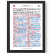 RUGBY UNION France v Italy Six Nations Decathlon Arena Lille. February 25 2024. Nick Mullins.