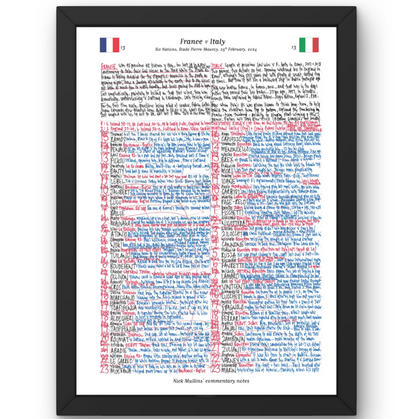 RUGBY UNION France v Italy Six Nations Decathlon Arena Lille. February 25 2024. Nick Mullins.
