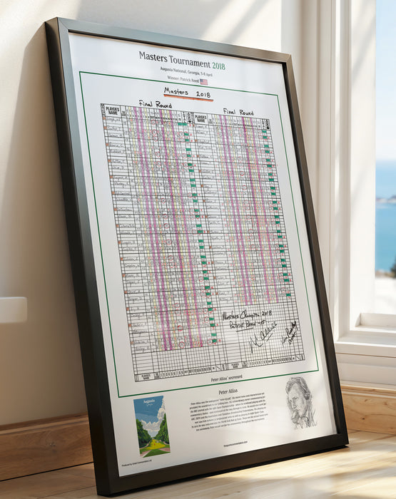 GOLF Patrick Reed wins the Masters Tournament, Augusta National, Georgia, 8 April, 2018. Peter Allis