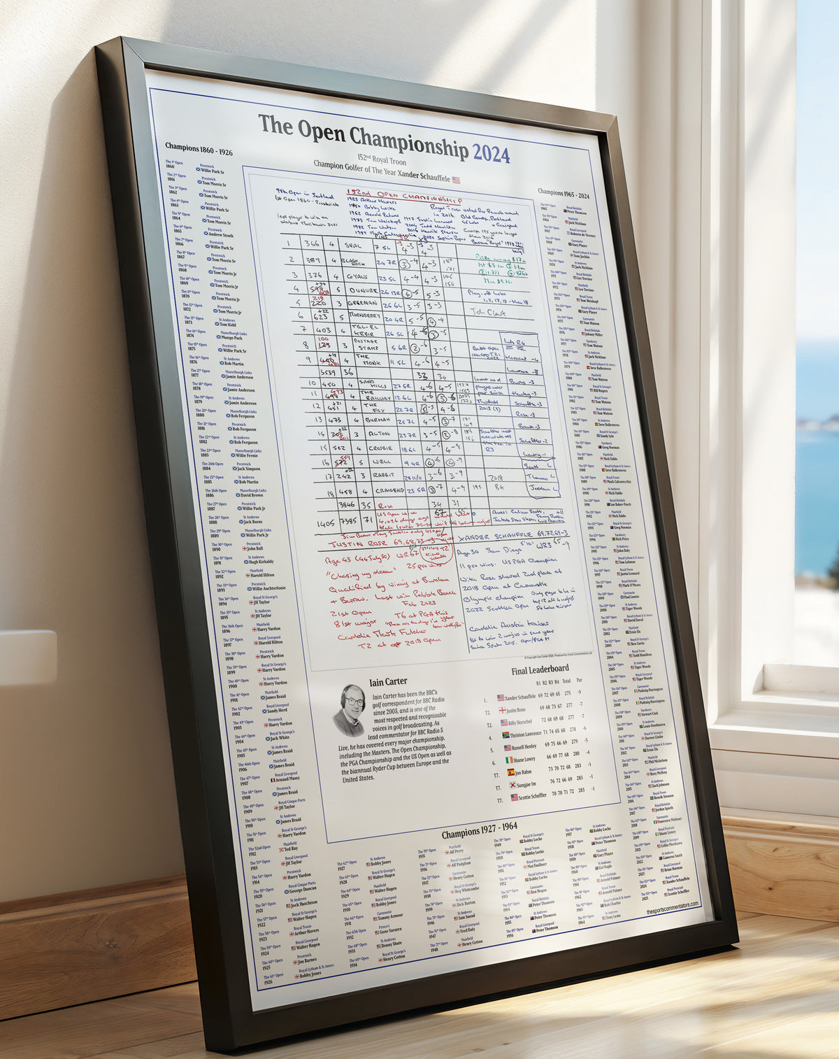 GOLF 152nd Open Championship, Royal Troon, Scotland, 21 July 2024. Iain Carter