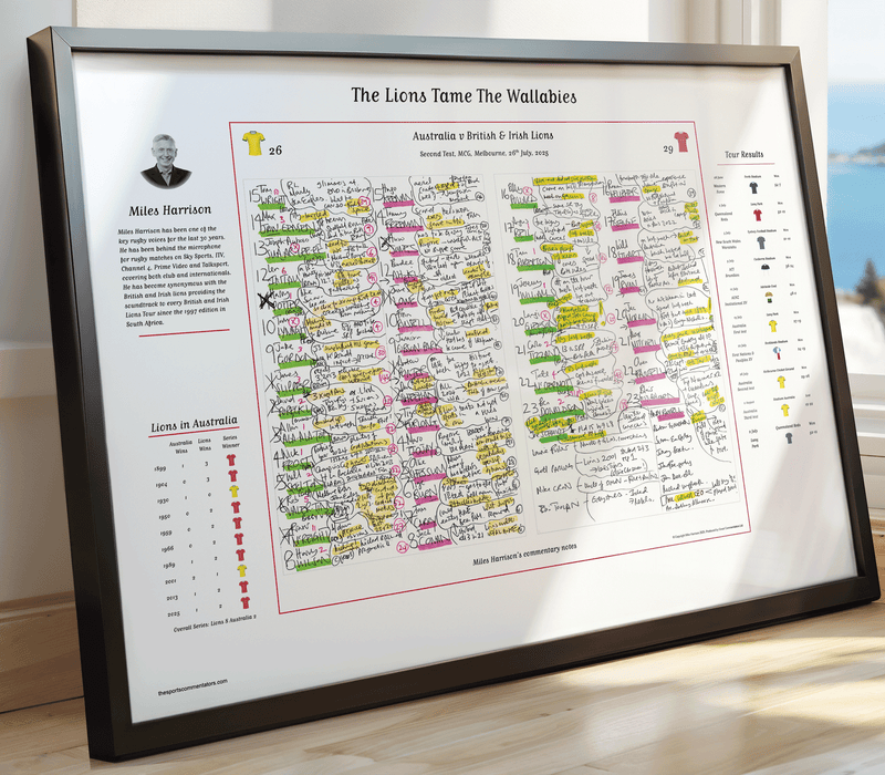 RUGBY UNION Australia v British & Irish Lions, Second Test, MCG, Melbourne. 26 July, 2025. Miles Harrison.