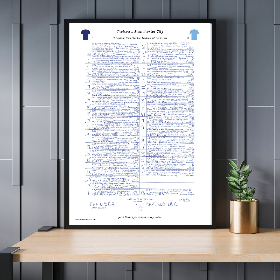 FOOTBALL Chelsea v Manchester City FA Cup Semi Final Wembley Stadium April 17 2021. John Murray. Picture Frames