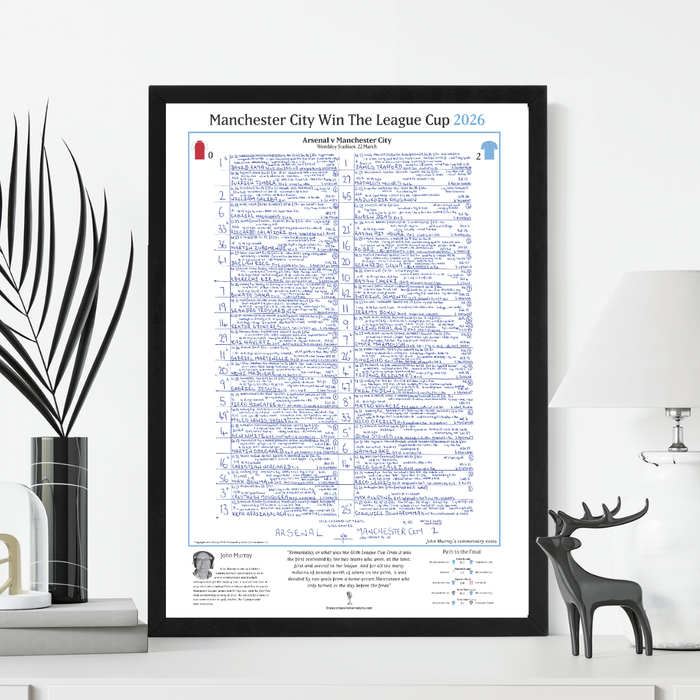FOOTBALL Arsenal v Manchester City, Carabao Cup Final, Wembley, 22nd March, 2026