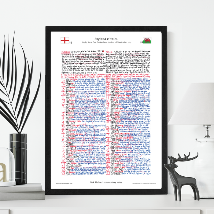 RUGBY UNION England v Wales, Rugby World Cup, Twickenham, London. September, 26, 2015. Nick Mullins .