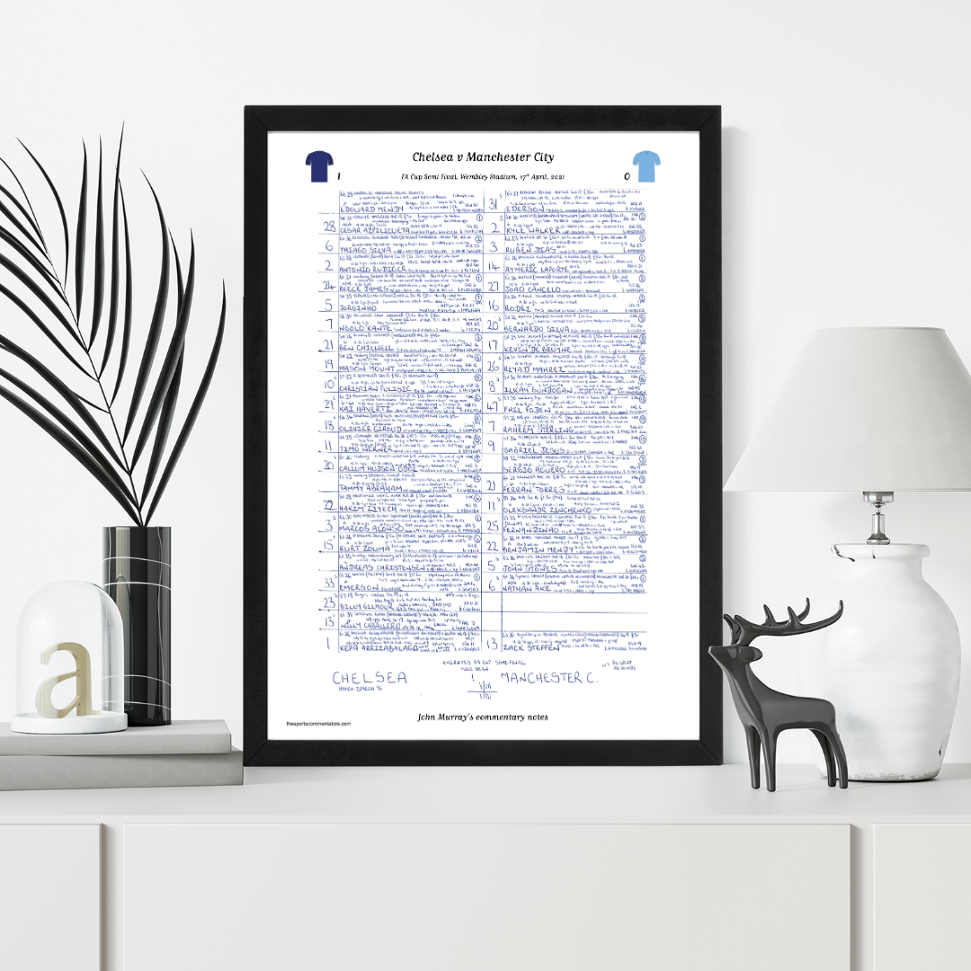 FOOTBALL Chelsea v Manchester City FA Cup Semi Final Wembley Stadium April 17 2021. John Murray. Picture Frames