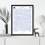 GOLF 42nd Ryder Cup Le Golf National Paris September 2018. John Murray. Picture Frames