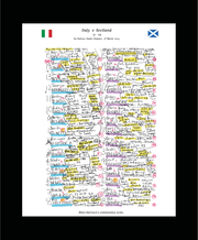 RUGBY UNION Italy v Scotland Six Nations Stadio Olimpico Rome. March 9 2024. Miles Harrison. Matt Black / Wood and