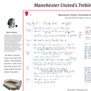 Man United Treble Special May 1999 - Barry Davies