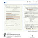 RUGBY UNION Scotland v France, Six Nations, Murrayfield. 7 March, 2026. Andrew Cotter.