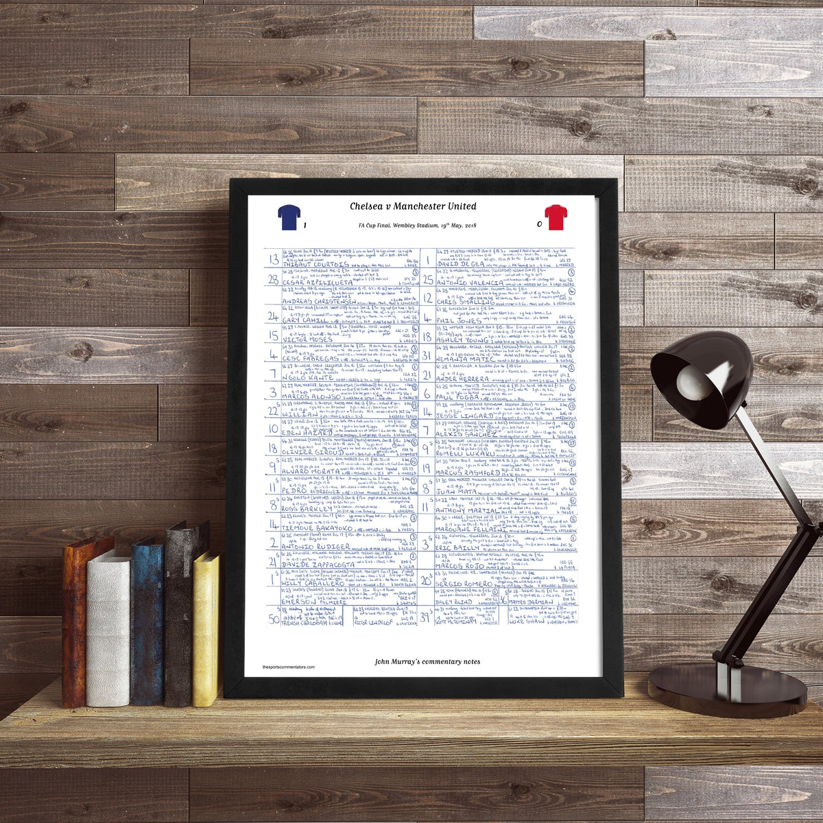 FOOTBALL Chelsea v Manchester United FA Cup Final Wembley Stadium May 19 2018. John Murray. Picture Frames