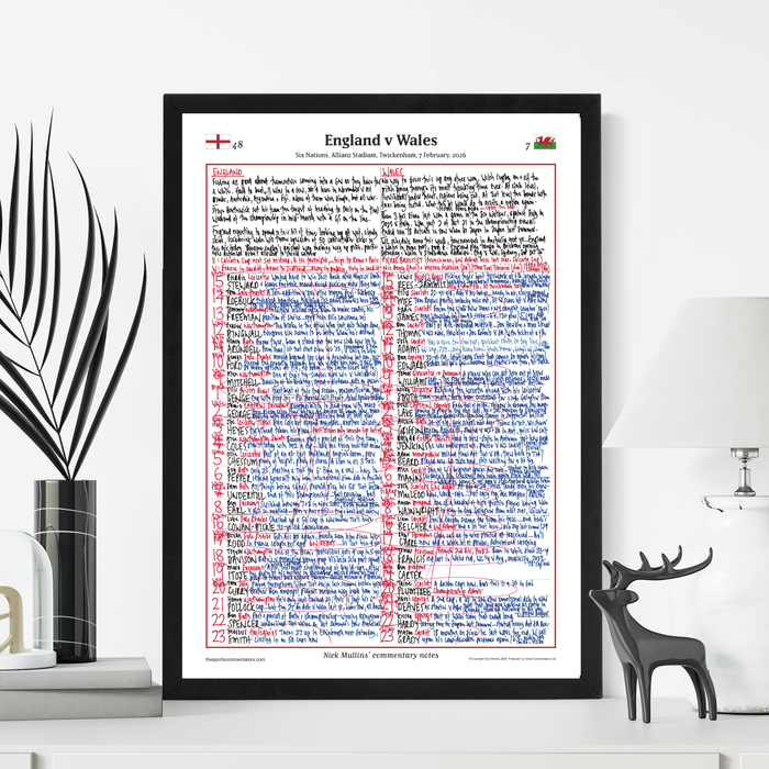 Rugby Union, Six Nations, England v Wales, 7 February, 2026. Nick Mullins.