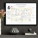 FOOTBALL England v Germany World Cup Final Wembley July 30 1966. Hugh Johns A2 Framed Print Picture Frames