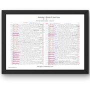 RUGBY UNION Australia v British & Irish Lions Third Test Stadium Australia Sydney. July 14 2001. John Taylor. Framed