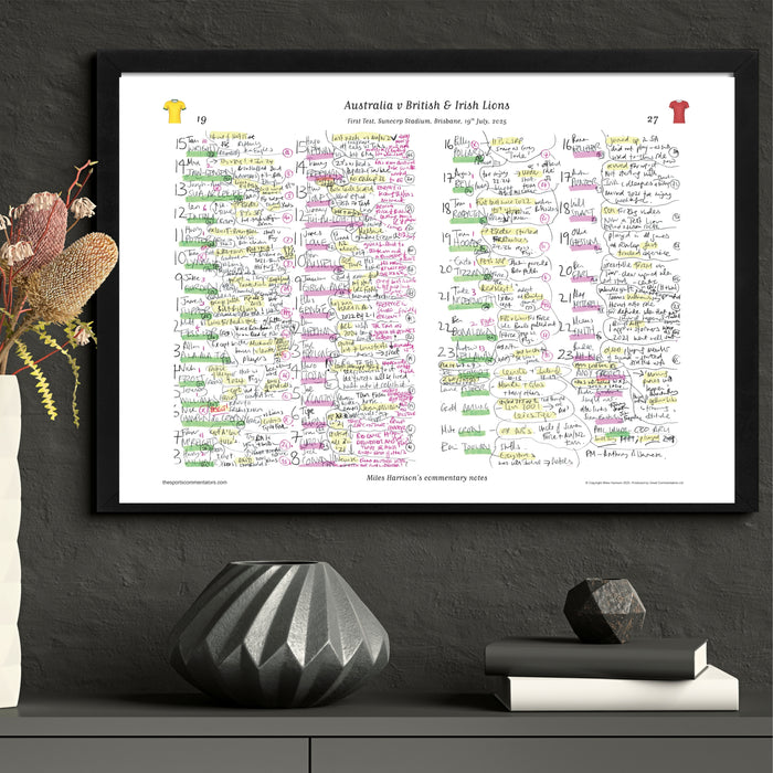 RUGBY UNION Australia v British & Irish Lions, First Test, Suncorp Stadium, Brisbane. 19 July, 2025. Miles Harrison.