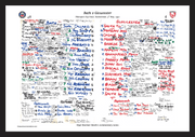 RUGBY UNION Bath v Gloucester Pilkington Cup Final Twickenham London. May 5 1990. Nigel Starmer-Smith. A3 Framed Print