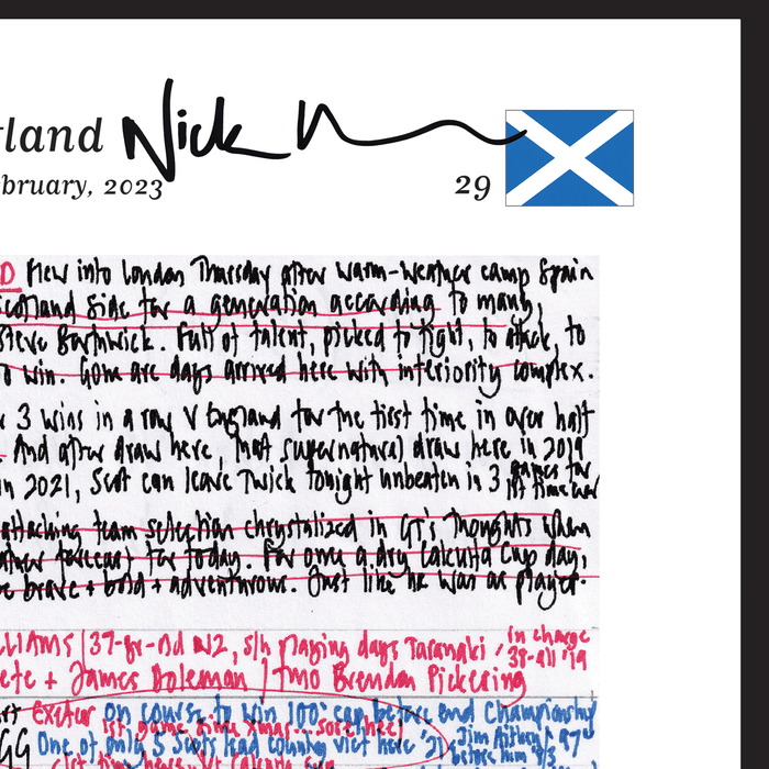RUGBY UNION England v Scotland, Six Nations, Twickenham, London. February 4, 2023. Nick Mullins.