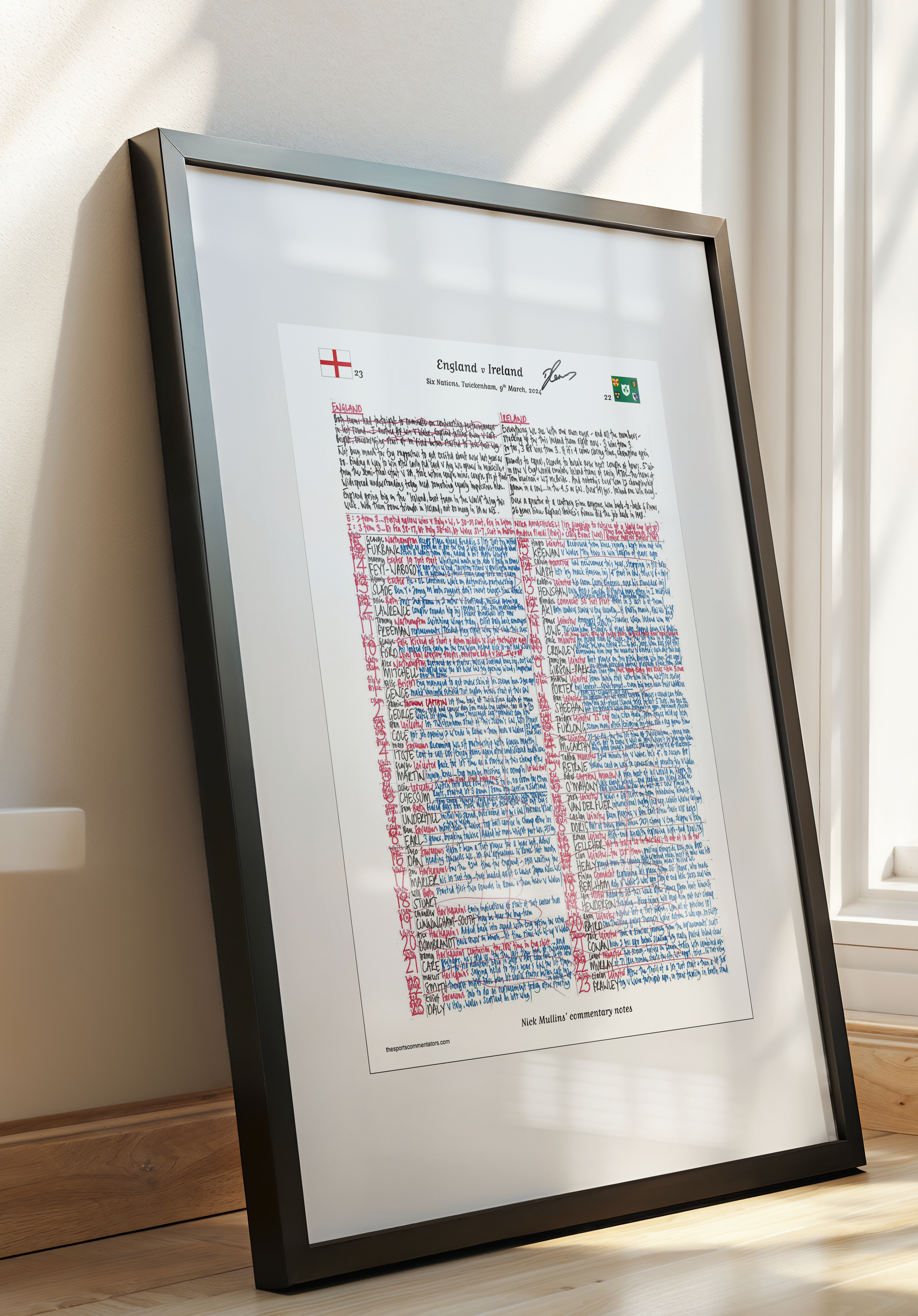 RUGBY UNION *Danny Care 100 Cap Limited Edition* England v Ireland Six Nations Twickenham London. March 9 2024. Nick