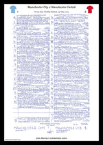 FOOTBALL Manchester City v Manchester United FA Cup Final Wembley Stadium London. May 25 2024. John Murray. A3 Framed