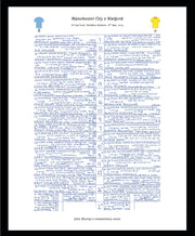 FOOTBALL Manchester City v Watford FA Cup Final Wembley London. May 18 2019. John Murray. A3 Framed Print Picture Frames
