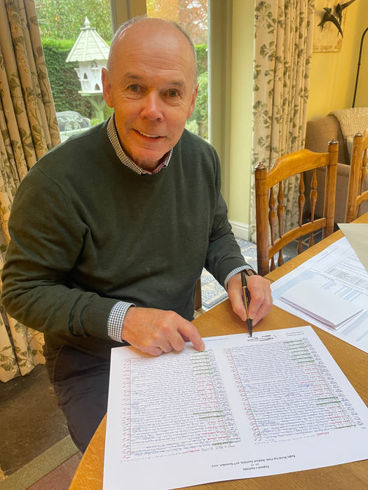 RUGBY UNION *Clive Woodward Signed Limited Edition* England v Australia Rugby World Cup Final Stadium Australia Sydney.