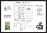 Print only of Iain Carter's commentary notes, Jack Nicklaus' final Open round, St Andrews, 2005.