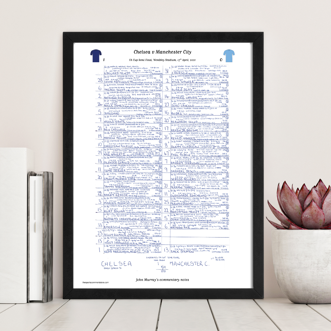 FOOTBALL Chelsea v Manchester City FA Cup Semi Final Wembley Stadium April 17 2021. John Murray. Picture Frames