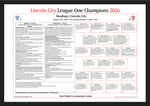 FOOTBALL Lincoln City Champions, Lincoln City beat Reading, Select Car Leasing Stadium, 6 April 2026. Paul Walker