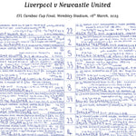 FOOTBALL Newcastle United v Liverpool Carabao Cup Final Wembley 16th March 2025 Picture Frames