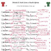 RUGBY UNION South Africa v British & Irish Lions Lions Tour 3rd Test Ellis Park Stadium Johannesburg. July 5 1997.