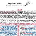 RUGBY UNION *Danny Care 100 Cap Limited Edition* England v Ireland Six Nations Twickenham London. March 9 2024. Nick
