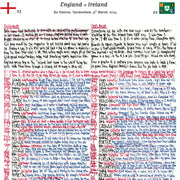 RUGBY UNION England v Ireland Six Nations Twickenham London. March 9 2024. Nick Mullins.
