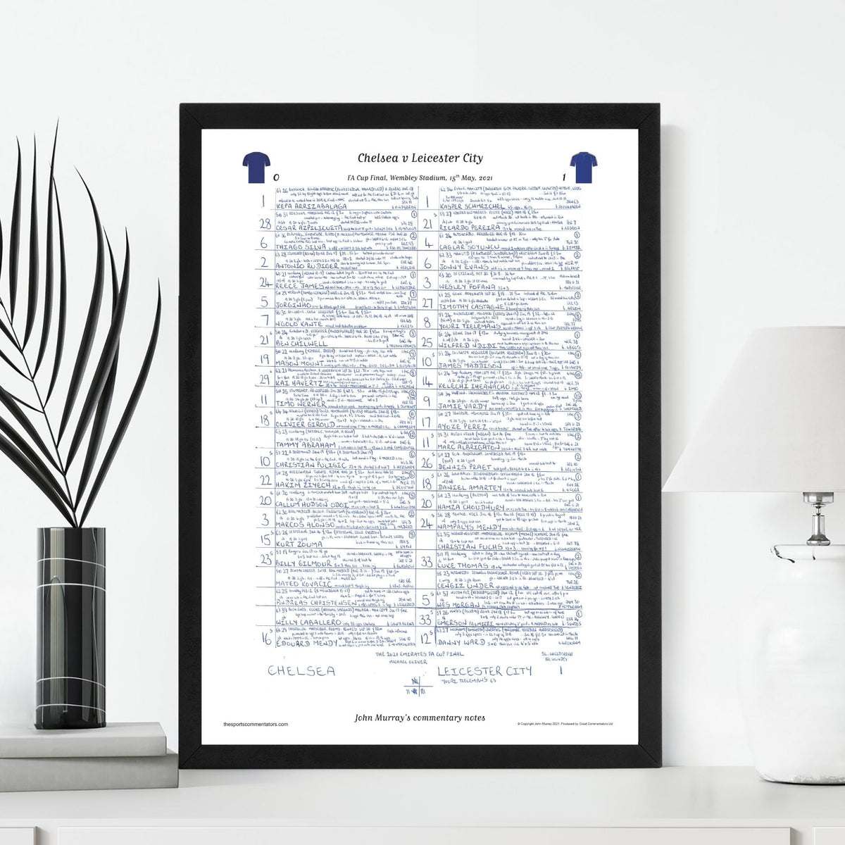 FÚTBOL Chelsea vs. Leicester City, Final de la FA Cup, Estadio de Wembley, 15 de mayo de 2021. John Murray.