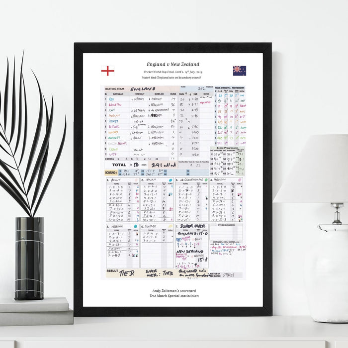 CRICKET England v New Zealand, ICC Cricket World Cup Final, Lord's, London. July 14, 2019. Andy Zaltzman