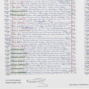 RUGBY UNION *Clive Woodward Signed Limited Edition* England v Australia Rugby World Cup Final Stadium Australia Sydney.