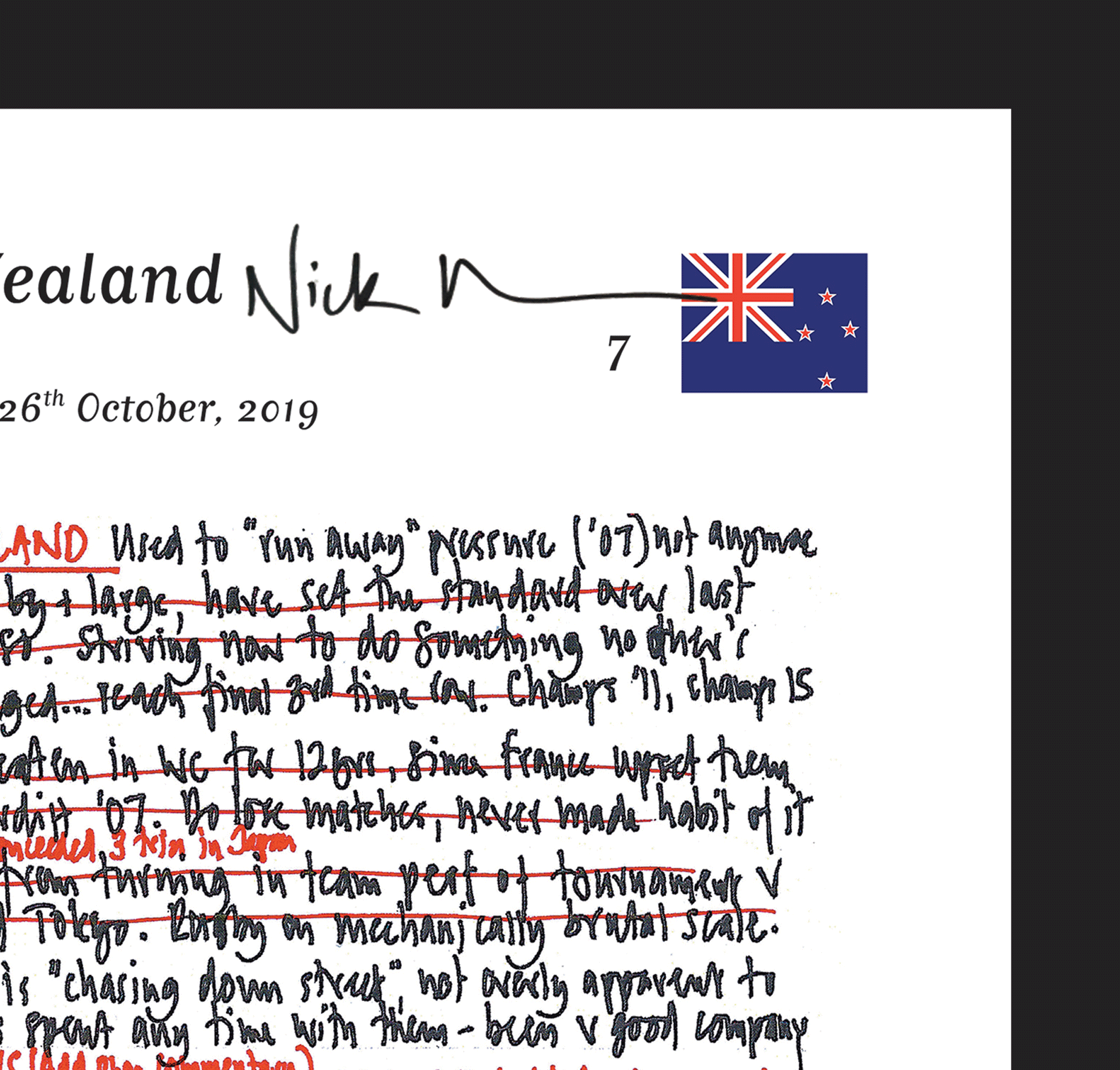 RUGBY UNION England v New Zealand, Rugby World Cup, Semi-Final, International Stadium Yokohama, Japan. October 26, 2019. Nick Mullins.
