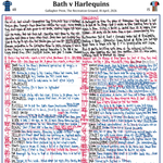 Rugby Union Gallagher Prem. Bath beat Quins. Bath v Harlequins, The Recreation Ground, 18 April, 2026. Nick Mullins.
