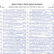 FOOTBALL Aston Villa v Paris Saint Germain Champions League Quarter Final Leg 2 Villa Park 15 April 2025 Picture Frames