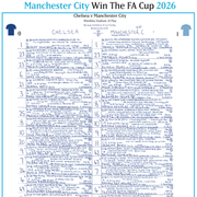 FÚTBOL Manchester City contra Chelsea, Final de la FA Cup, Wembley Stadium, 16 de mayo de 2026. John Murray.