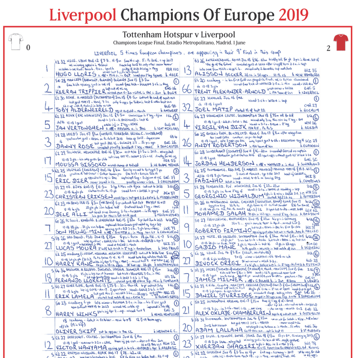 FOOTBALL Tottenham Hotspur v Liverpool, Champions League Final, Estadio Metropolitano, Madrid. June 1, 2019. John Murray.