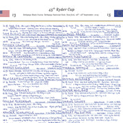 GOLF 45th Ryder Cup Bethpage Black Course Bethpage National Park New York 26- 28 September 2025. John Murray. Picture